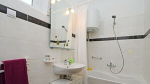 Hair dryer, towels