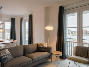 Apartment | Living area - Modern Apartment 3 Bath Rooms, Close to Lake Veere (Kamperland)
