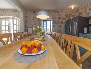 Dining - Vintage Holiday Home in Cilipi with Hot Tub (Konavle)