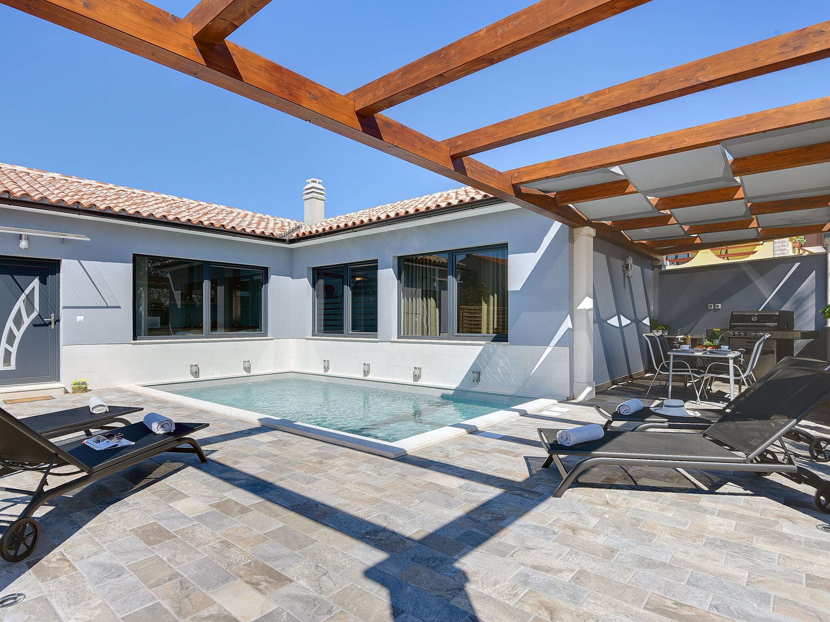 Ferienhaus | Pool | Innenpool, Außenpool