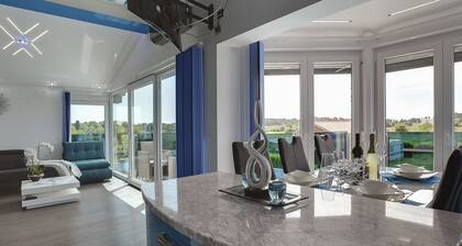 Modern Villa With Private Pool Consisting of 2 Apartments Near the Beach