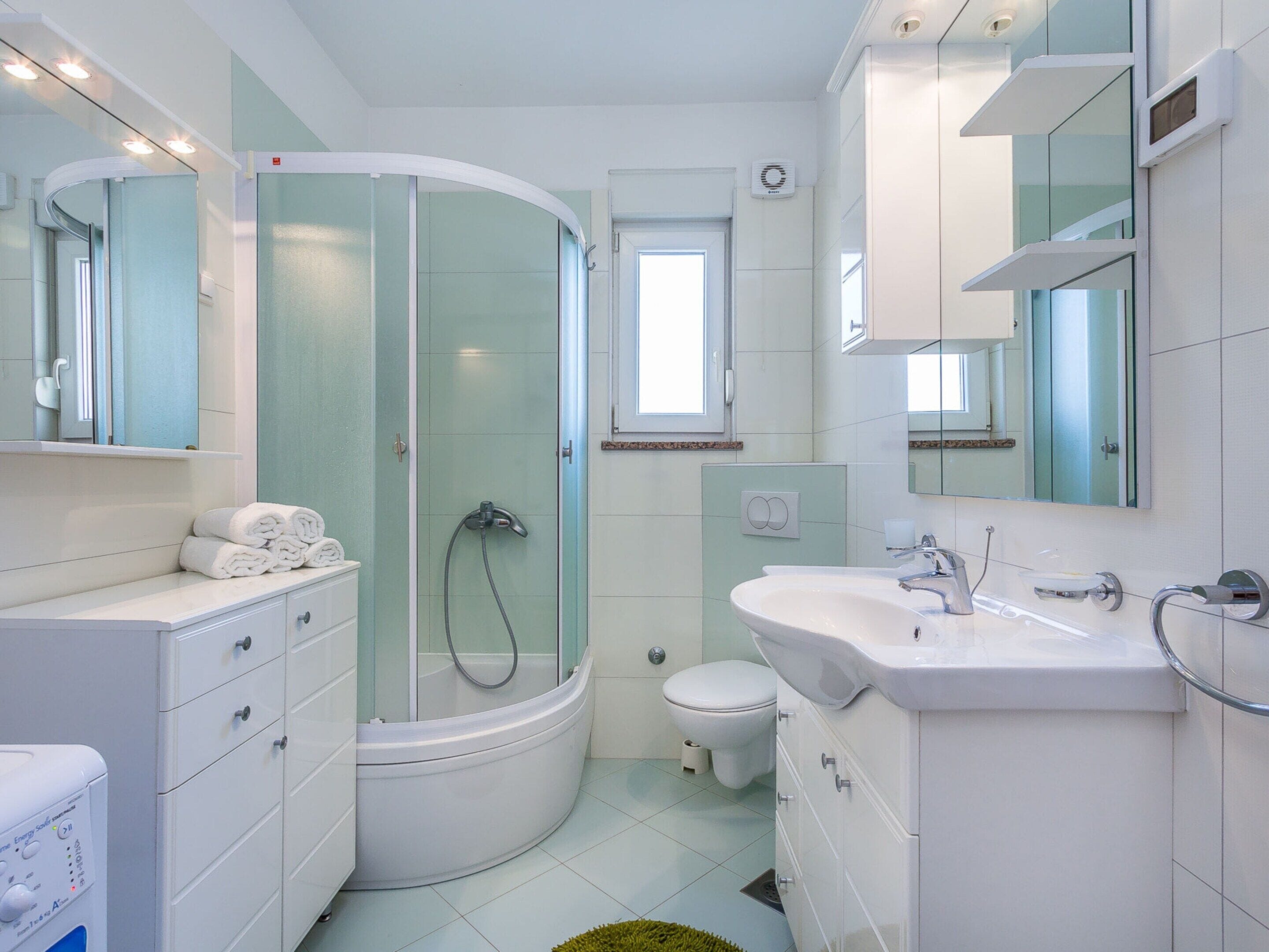House | Bathroom | Shower, hair dryer