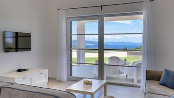 Ferienhaus | Wohnbereich | Fernseher