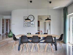 Villa | Dining - Villa in Medulin With Garden, Private Pool and Sauna Near the Center (Medulin)