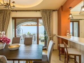 Dining - Stylish Villa Katifes With Private Pool, Amazing Views of the Sea and Close to the Beach (Rethymno)