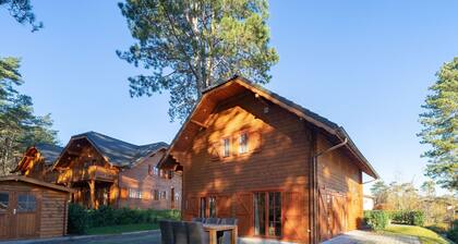 Wooden Holiday Home with Microwave near Brunssummerheide