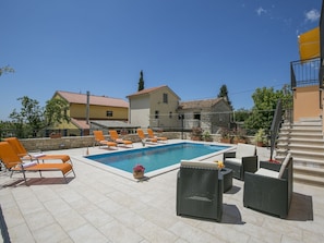 Outdoor pool - Superb Comfortable With Private Swimming Pool and Several Terraces (Svetvincenat)