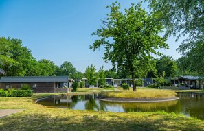 Chalet | Property grounds - Comfortable Chalet With Dishwasher (IJhorst)