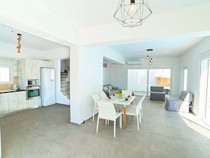 Dining - New Beautiful Villa With Private Pool at Coastal Area Just Outside Rethymno, NW (Apokoronas)