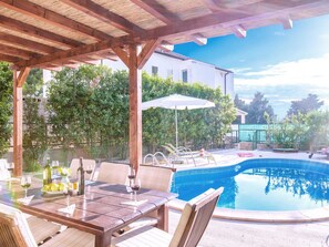 Villa | Pool | Indoor pool, outdoor pool - Charming Villa With Spacious Rooms and Private Swimming Pool in the Lavender Island of Hvar (Hvar)