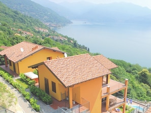 Apartment | Exterior - Residential Complex With Panoramic Views and Pool (Oggebbio)