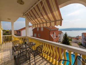 Balcony - Lovely Apartment in Crikvenica near Sea Beach (Crikvenica)