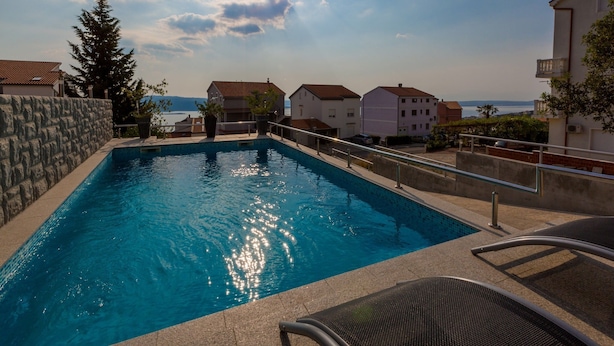 Outdoor pool - Lovely Apartment in Crikvenica near Sea Beach (Crikvenica)