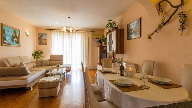 Living room - Modern Apartment in Crikvenica With Swimming Pool (Crikvenica)