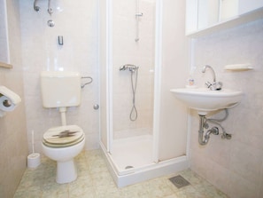 Shower, towels - Cosy Apartment Near the Beach With a Sea View (Funtana)