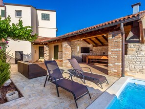 Ferienhaus | Pool | Innenpool, Außenpool