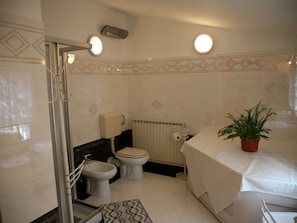 Shower, towels