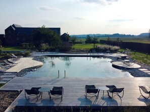 Pool - Splendid Castle in Perwez-haillot With Sun-loungers (Ohey)