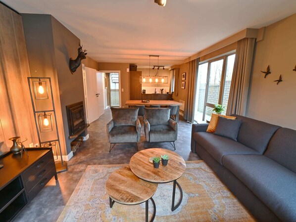 Apartment | Living area - Apartment in Durbuy in a Wooded Holiday Park (Durbuy)