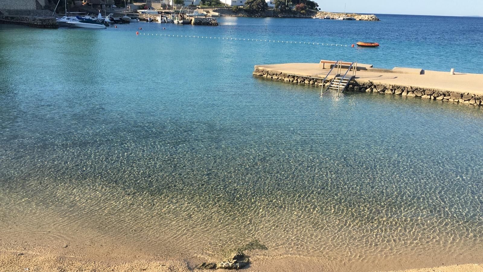 Beach nearby, sun loungers