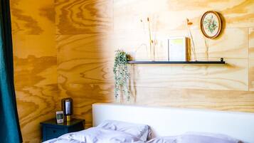 1 slaapkamer, een bureau, gratis wifi, beddengoed