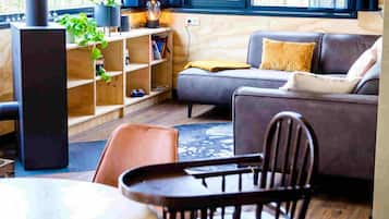 Lareira, aparelho de som