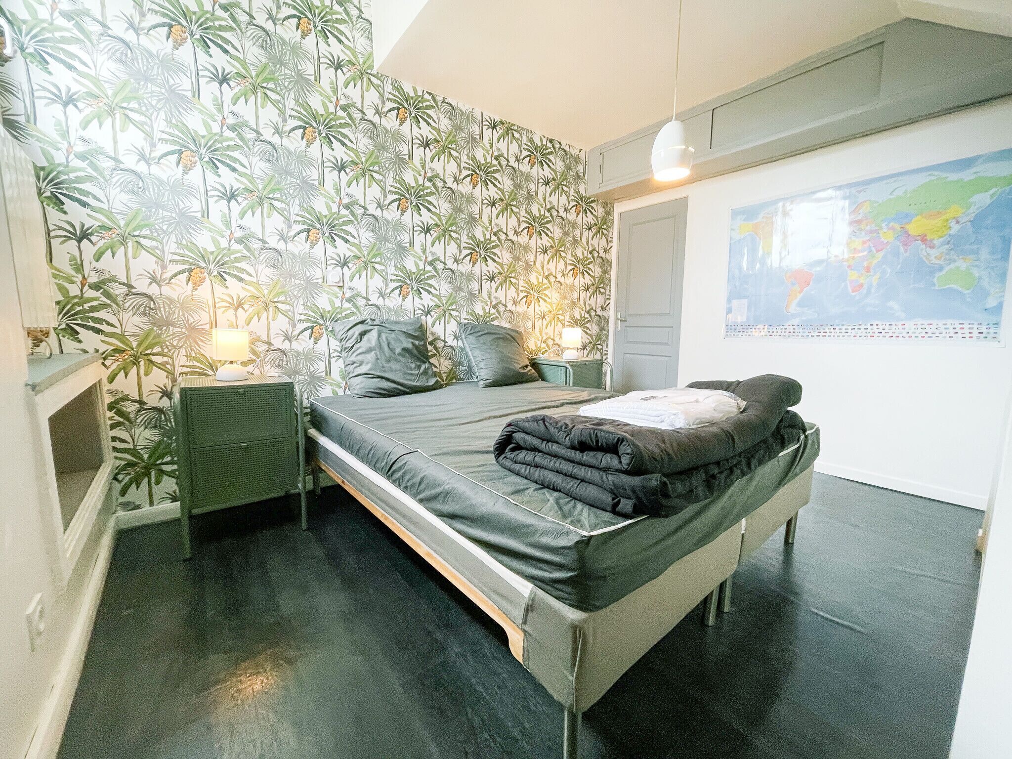 2 chambres, draps fournis