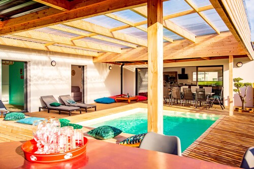 Villa Dré Avec Piscine 15 Personnes Sur La Côte