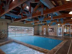 Indoor pool, outdoor pool