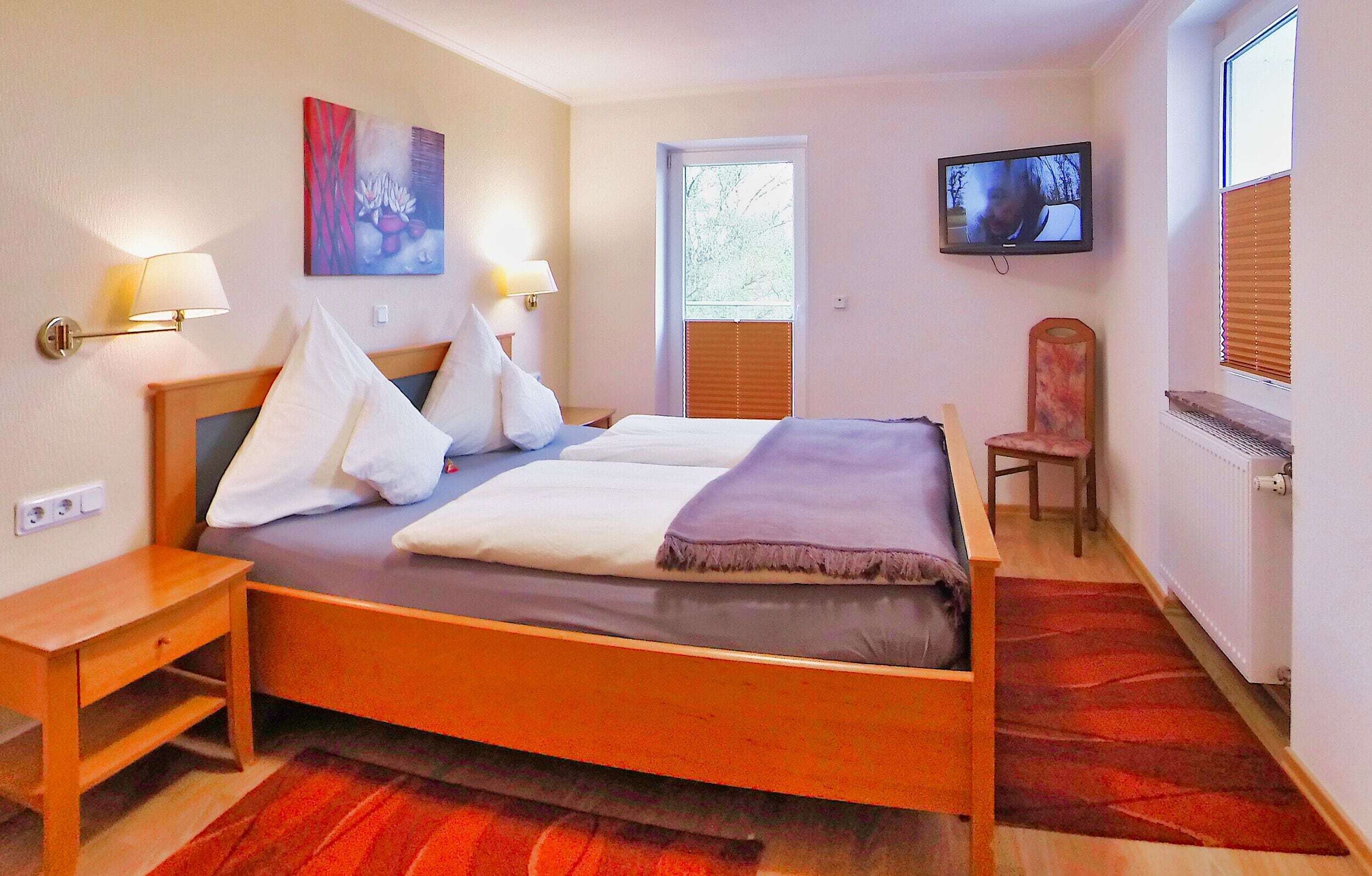 Blackout drapes, soundproofing, free WiFi, bed sheets