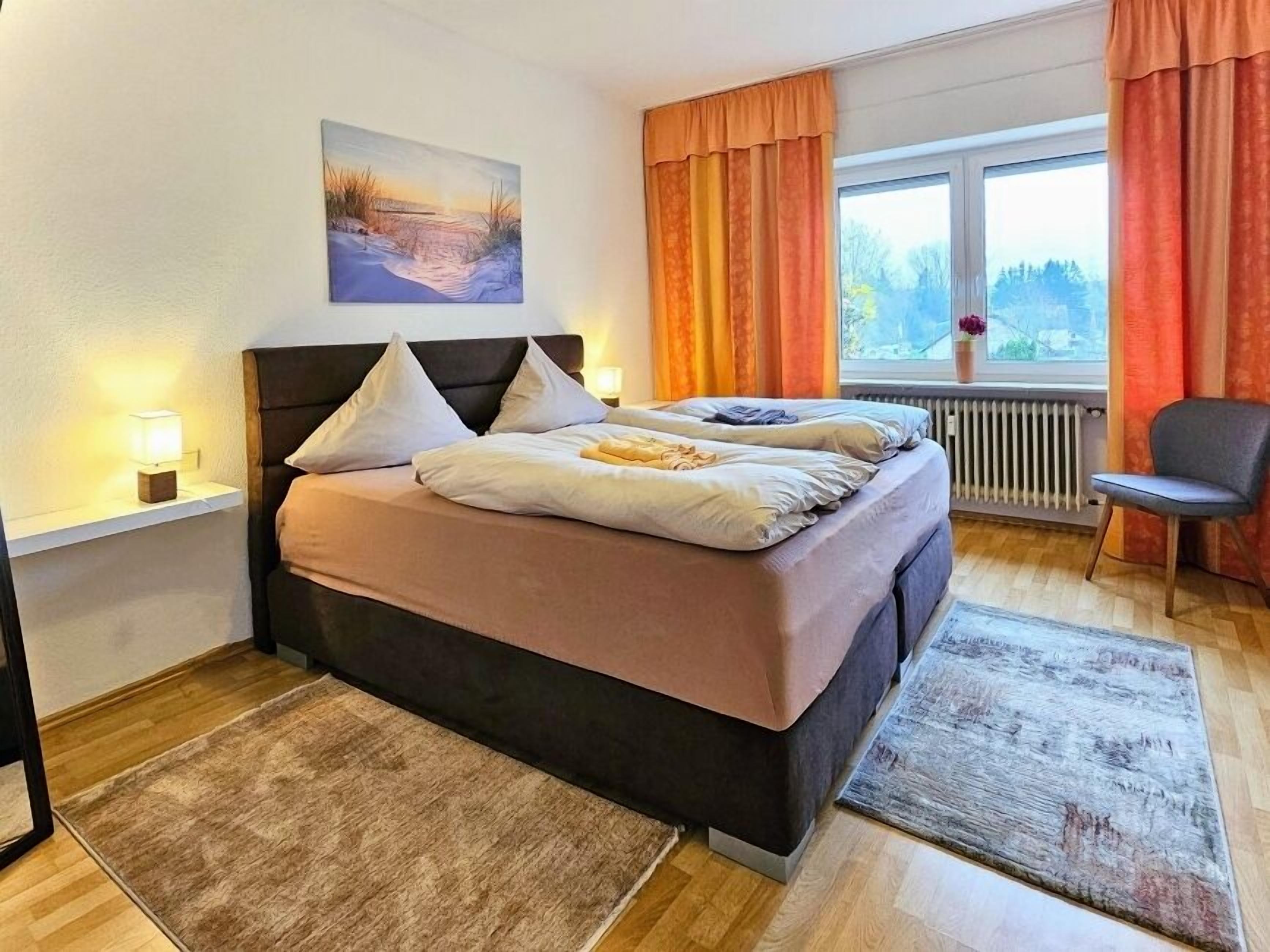 Economy-Apartment | Verdunkelungsvorhänge, schallisolierte Zimmer, kostenloses WLAN