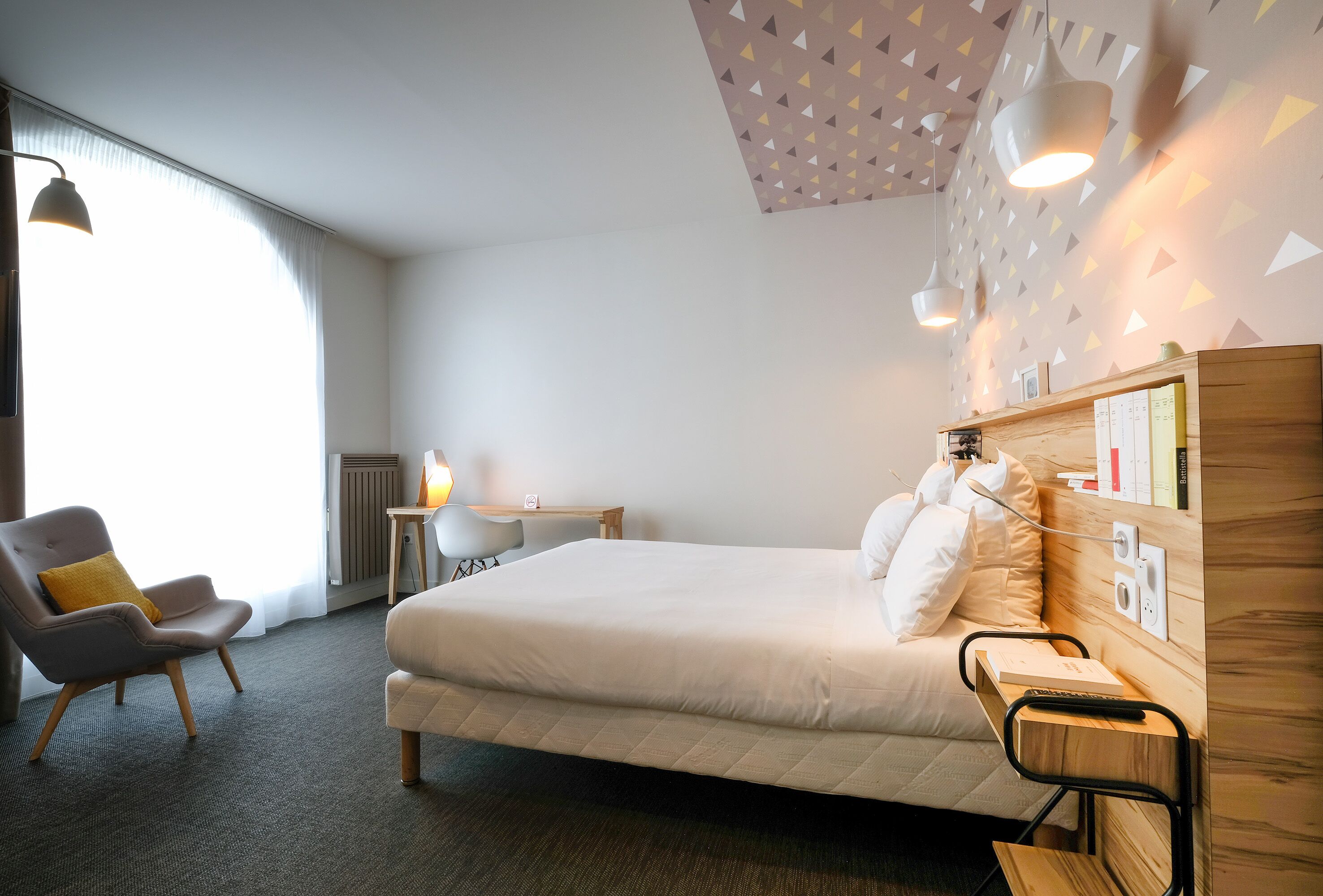 premium double room | premium bedding, soundproofing, iron/ironing board, free wifi