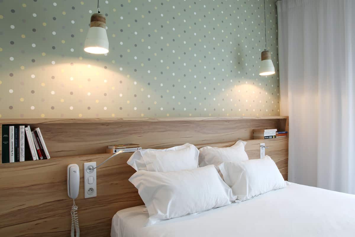 comfort double room | premium bedding, soundproofing, iron/ironing board, free wifi