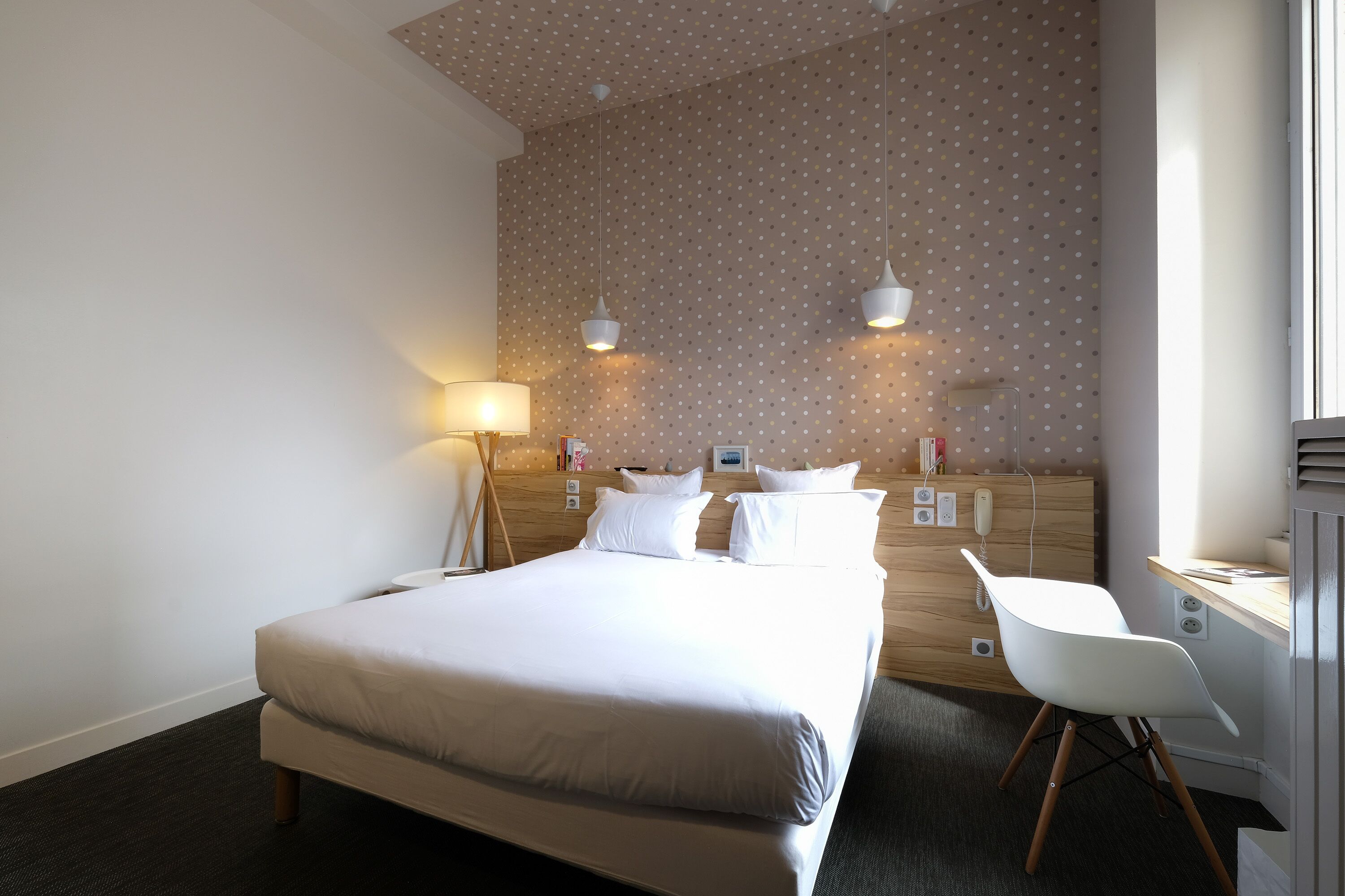 premium double room | premium bedding, soundproofing, iron/ironing board, free wifi