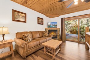 Smart-TV, Kamin, DVD-Player, Videothek