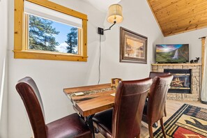 Dining - Spacious Riverfront Retreat • Private Hot Tub • Close to RMNP (Estes Park)