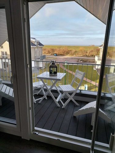 Ferienhaus Tidenkieker mit Meerblick, inkl. Strandkorb, Sauna, 3 SZ, Graftblick