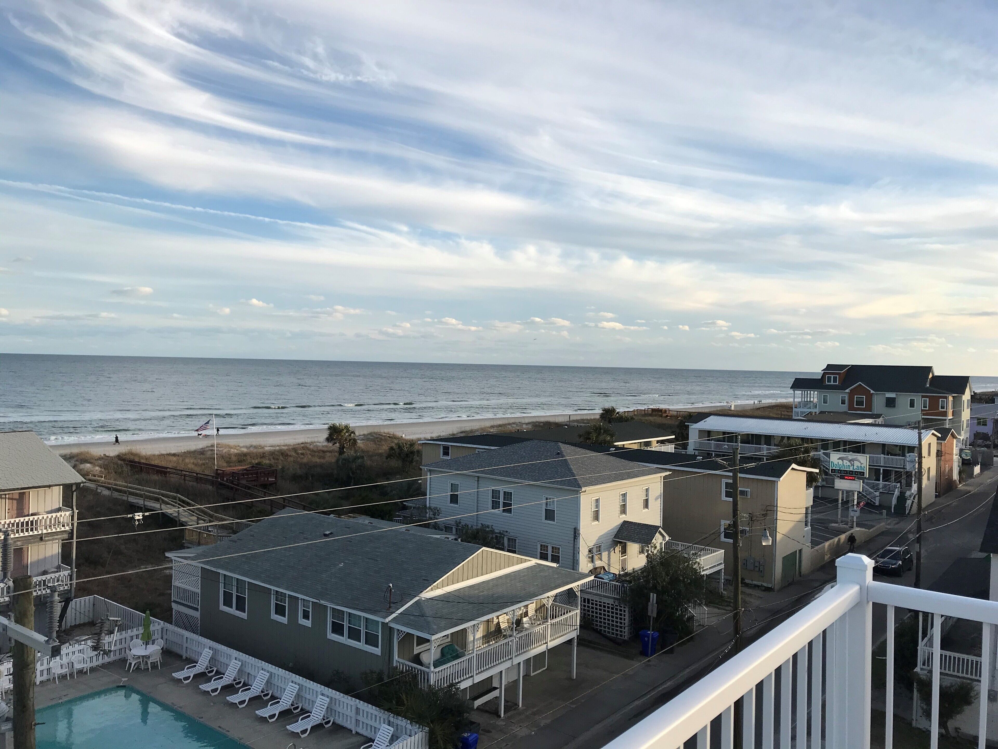 Ocean/Beach View.  2nd Row. Pool