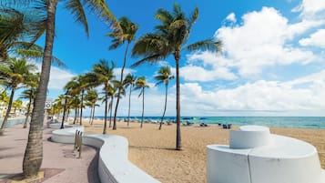 Beach nearby, beach towels