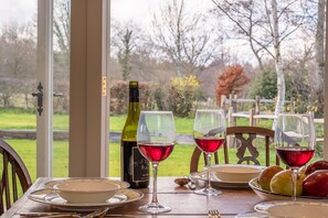 Dining - Hensill Farmhouse is a wonderfully isolated, 19th century cottage (Hawkhurst)
