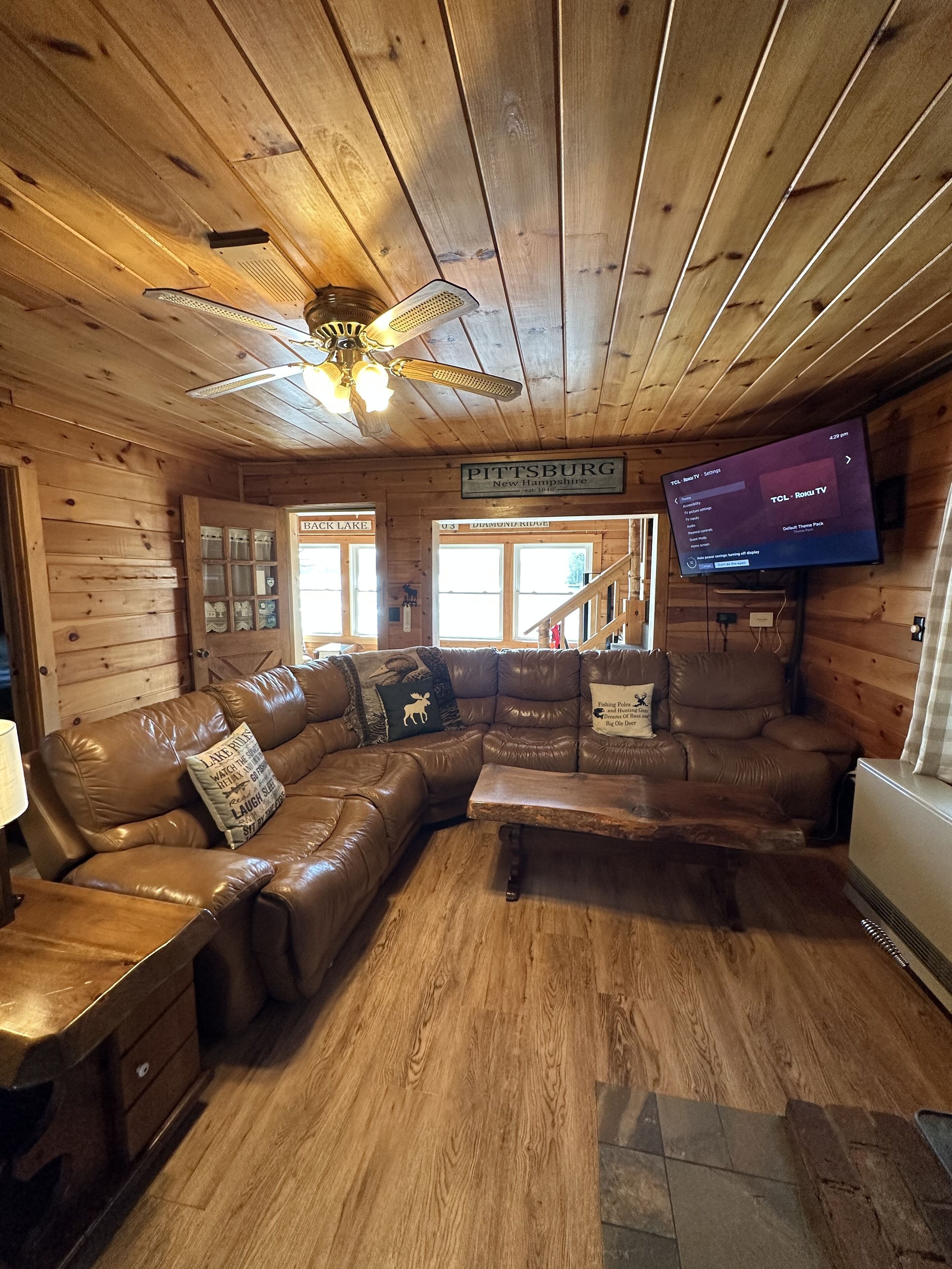 TV connectée, cheminée