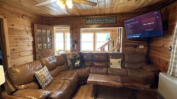 TV connectée, cheminée