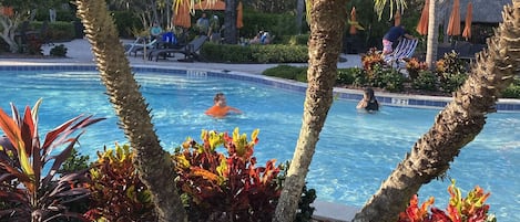 室外泳池、暖水池
