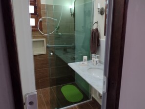Dusche, Seife, Toilettenpapier