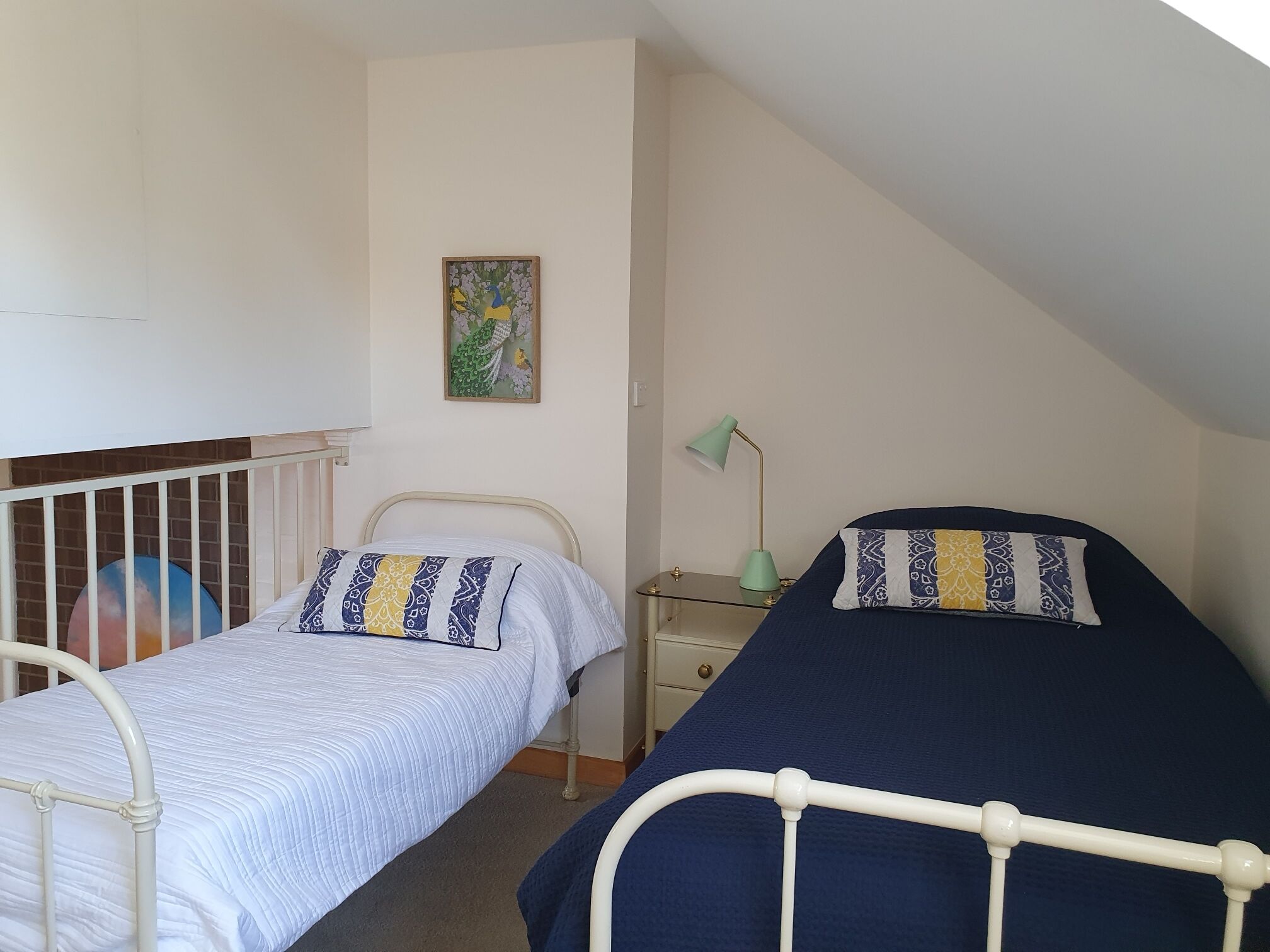 2 室のベッドルーム、ベッドシーツ