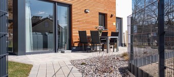 Climatic health resort - 5* vacation home - fireplace, sauna, lake, 110m² - Ferienhaus Am Wall