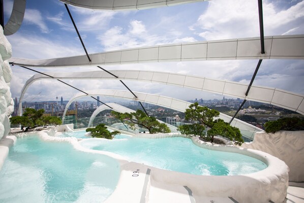 Idromassaggio all'aperto