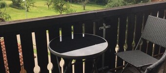 Alpenveilchen apartment in the Oberallgäu with pool, sauna and great views from the balcony