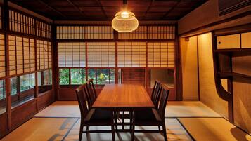 Private Vacation Home for 8 People, Non Smoking | Living room | 50-inch flat-screen TV with digital channels, TV, heated floors