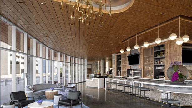 2 barer/lounger, lobbylounge og takterrassebar